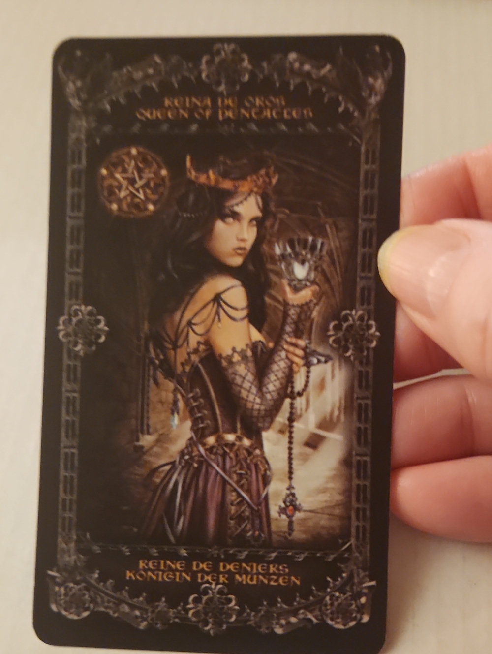 Alchemy 1977 England Tarot Card - Black & Purple Artwork - Picture 5 of 12